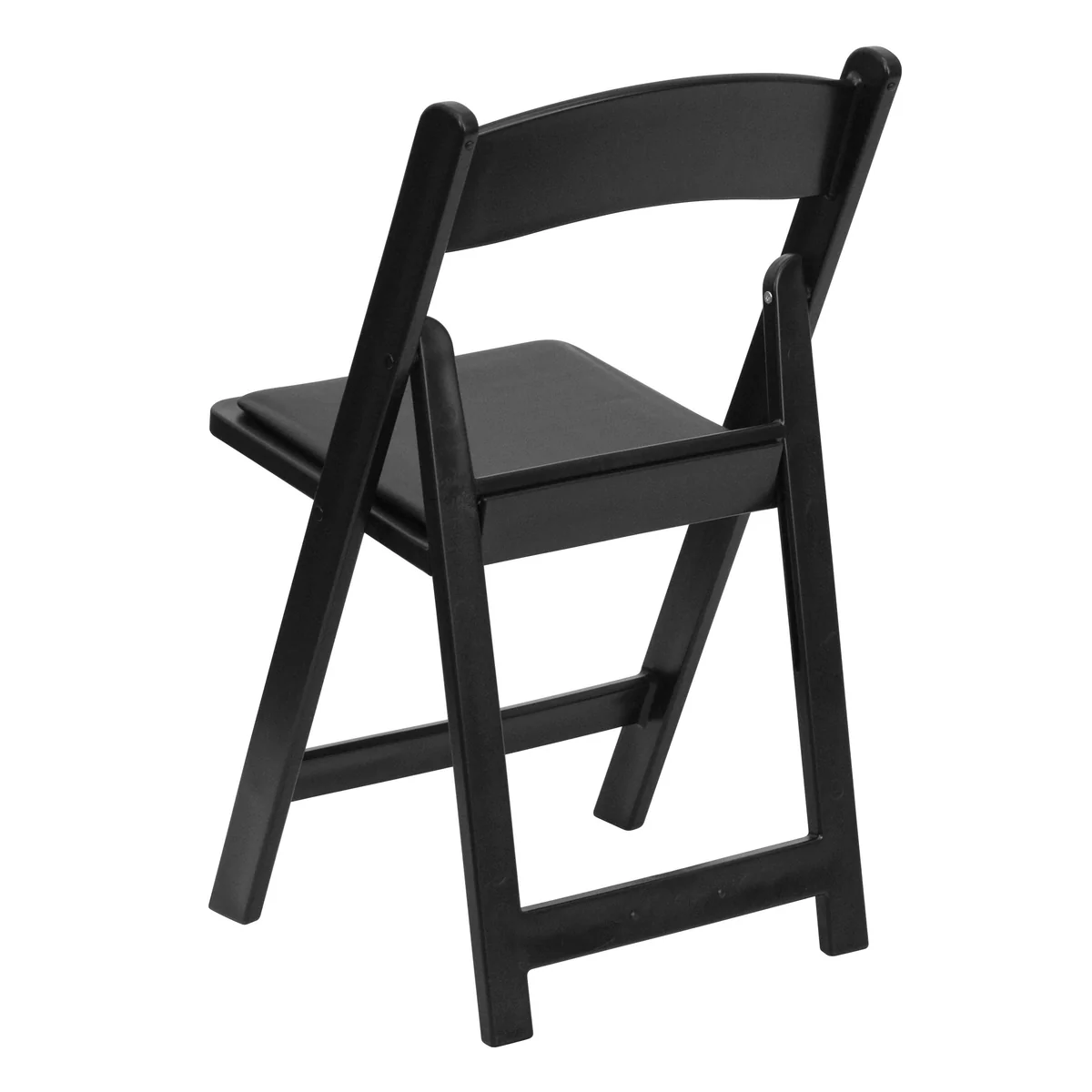 Black Leather Folding Chair thumbnail 4